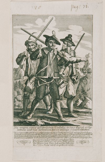 La defensa tirolesa de 1703: francotiradores de Elias Baeck