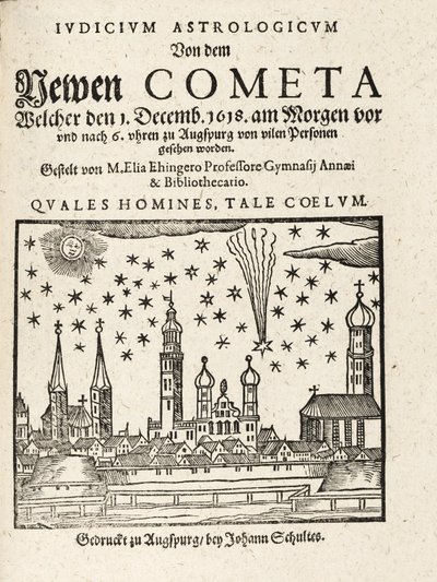 Un nuevo cometa visto desde Augsburgo, Alemania el 1 de diciembre de Elias Ehinger