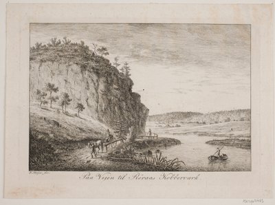 En el camino hacia la mina de cobre de Røros de Elias Meyer