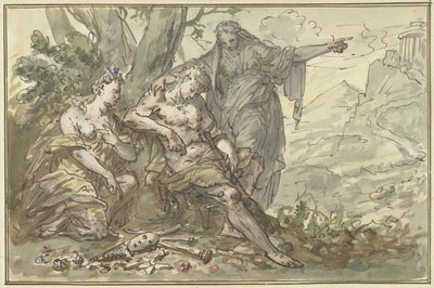 Hércules en la bifurcación del camino de Elias van Nijmegen
