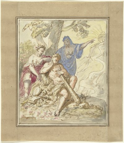 Hércules en la bifurcación del camino de Elias van Nijmegen
