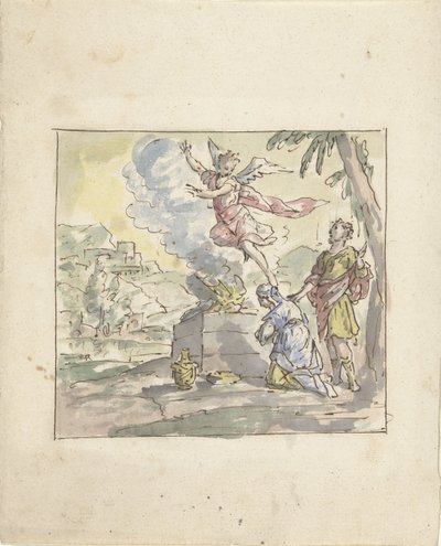 El sacrificio de Manoa de Elias van Nijmegen