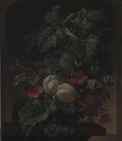 Un cuenco de flores de Elias van den Broeck