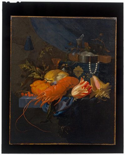 Bodegón con langosta de Elias van den Broeck