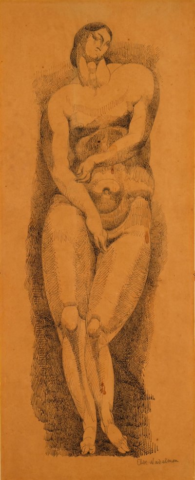 Desnudo femenino de pie de Elie Nadelman
