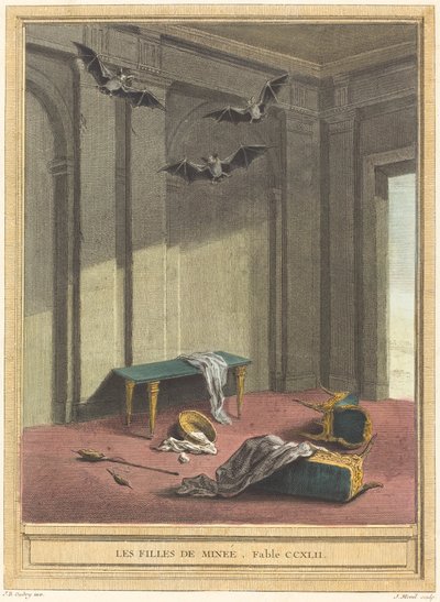 Las hijas de Minee de Elie du Mesnil after Jean Baptiste Oudry