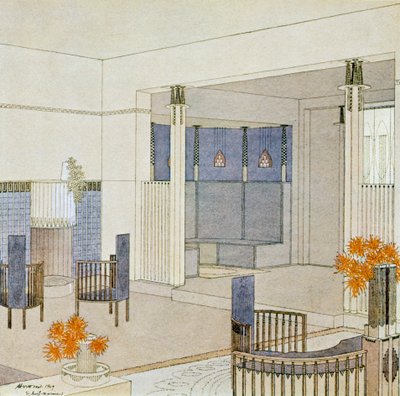 Diseño para un salón de señora, de 