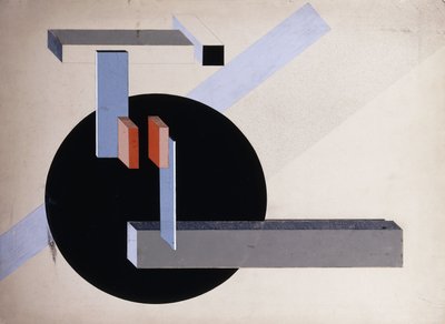 Proun N 89 de Eliezer Markowich Lissitzky