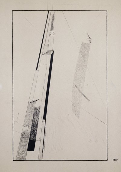 Proun 2 D de Eliezer Markowich Lissitzky