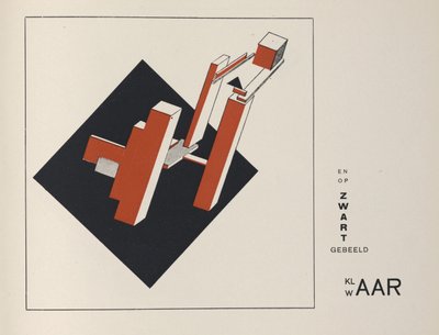 Sobre Dos Cuadrados, 1922 de Eliezer Markowich Lissitzky