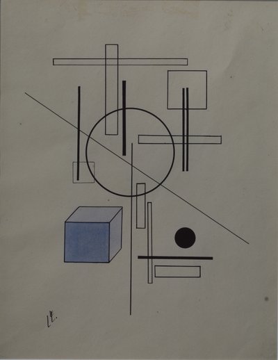 Composición, 1920 de Eliezer Markowich Lissitzky