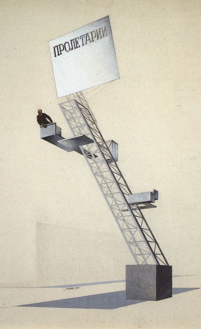 Tribuna de Lenin de Eliezer Markowich Lissitzky