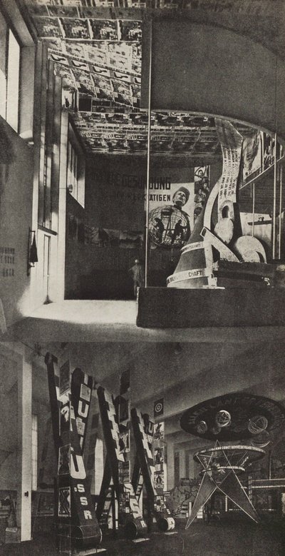 Pabellón soviético en la Exposición Internacional de Prensa, Colonia, 1933 de Eliezer Markowich Lissitzky