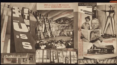 URSS. Catálogo del pabellón soviético en la Exposición Internacional de Prensa, Colonia, 1928 de Eliezer Markowich Lissitzky