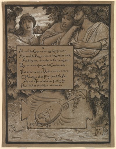 (Ilustración de Rubáiyát de Omar Khayyám) Tumba de Omar de Elihu Vedder