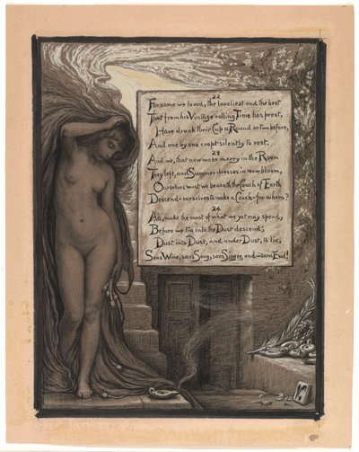 (Ilustración para Rubáiyát de Omar Khayyám) El largo descanso de Elihu Vedder