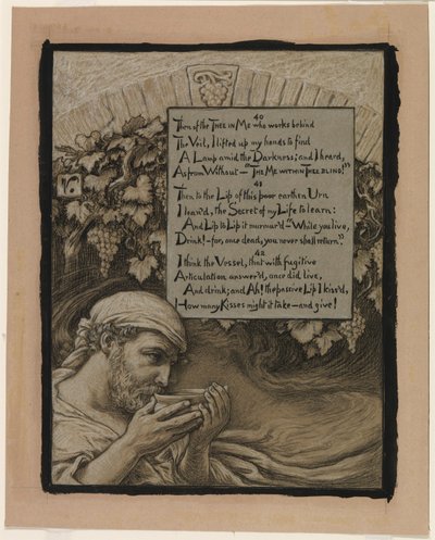 (Ilustración para Rubáiyát de Omar Khayyám) El alma de la copa de Elihu Vedder