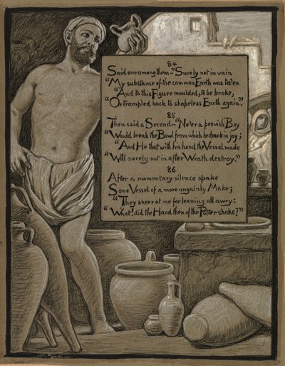 (Ilustración para Rubáiyát de Omar Khayyám) La olla desabrida de Elihu Vedder