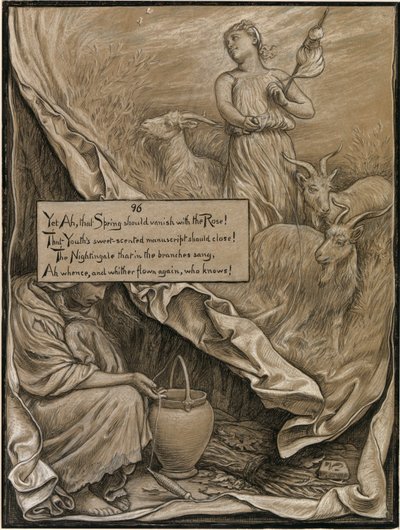 (Ilustración para Rubáiyát de Omar Khayyám) Juventud y edad de Elihu Vedder