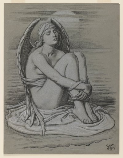 Ángel atado, 1891 de Elihu Vedder