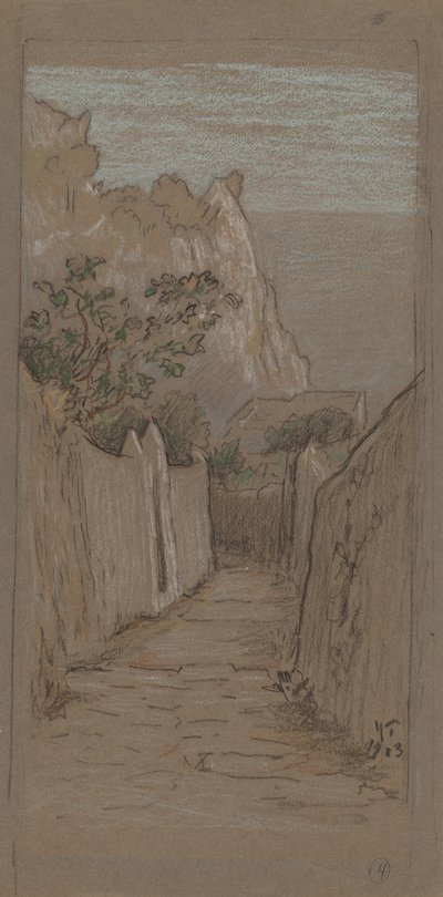 Capri, 1913 de Elihu Vedder