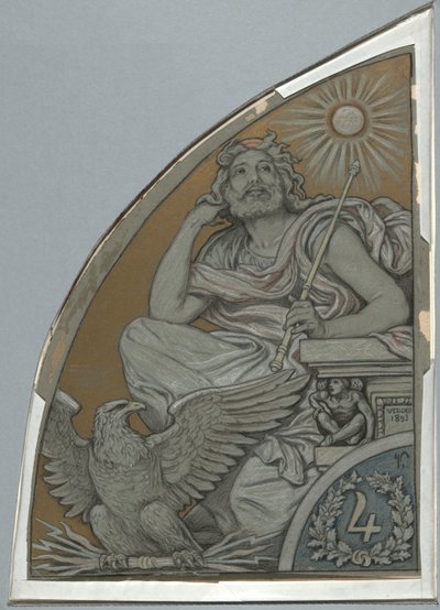 Caricatura de Júpiter de Elihu Vedder
