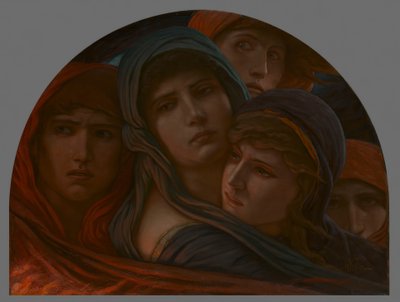 Una mirada al infierno o miedo de Elihu Vedder