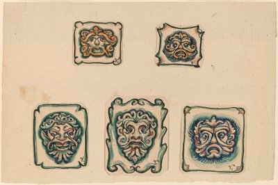 Cinco Cabezas de Elihu Vedder