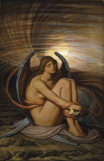 Alma encadenada. 1891-92 de Elihu Vedder
