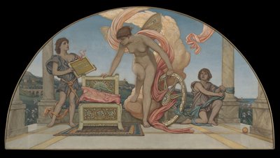 Diosa de la fortuna, quédate con nosotros de Elihu Vedder