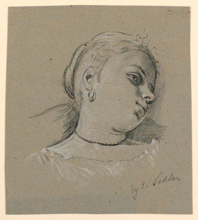 Chica italiana de Elihu Vedder