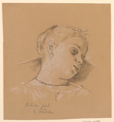 Chica italiana de Elihu Vedder