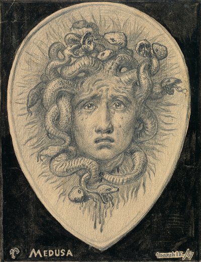 Medusa, 1867 de Elihu Vedder