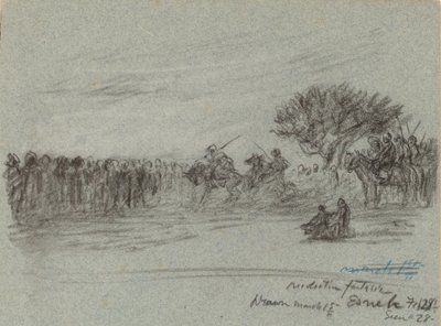 Viaje por el Nilo, Esneh, Egipto, 1890 de Elihu Vedder