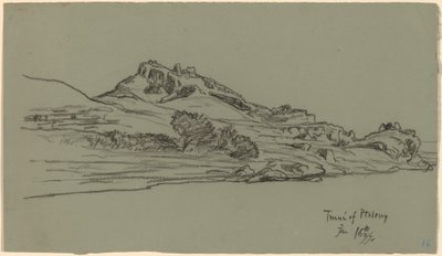 Viaje por el Nilo, Tmui de Ptolomeo de Elihu Vedder