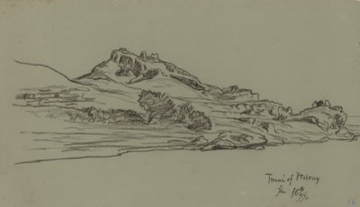 Viaje por el Nilo, Tmui de Ptolomeo, 1890 de Elihu Vedder