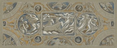Estudio preliminar para el techo de Huntington House, de 60 estudios para el techo de Huntington (1926.80) de Elihu Vedder