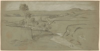 Paisaje Romano de Elihu Vedder