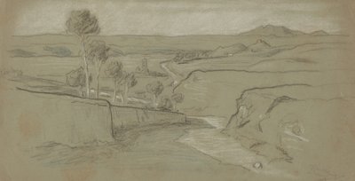 Paisaje romano de Elihu Vedder