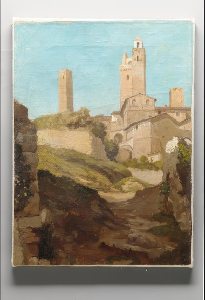 San Gimignano de Elihu Vedder