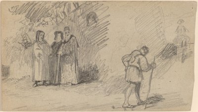 El hijo y el burro, c. 1859 de Elihu Vedder