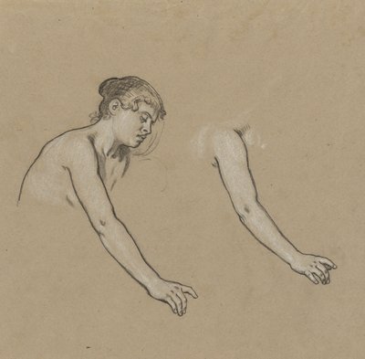 Estudios para Figura de Invierno de Elihu Vedder