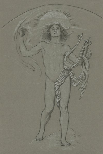 Estudio para Apolo de Elihu Vedder