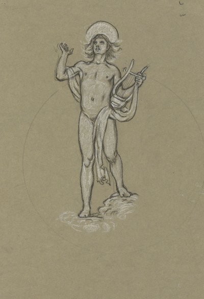 Estudio para Apolo de Elihu Vedder