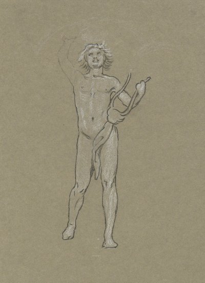 Estudio para Apolo de Elihu Vedder