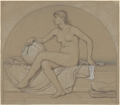Estudio para "Astronomía" de Elihu Vedder