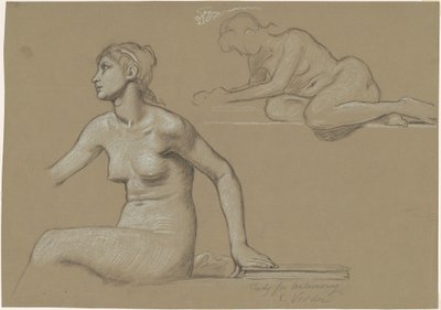 Estudio para "Astronomía" de Elihu Vedder