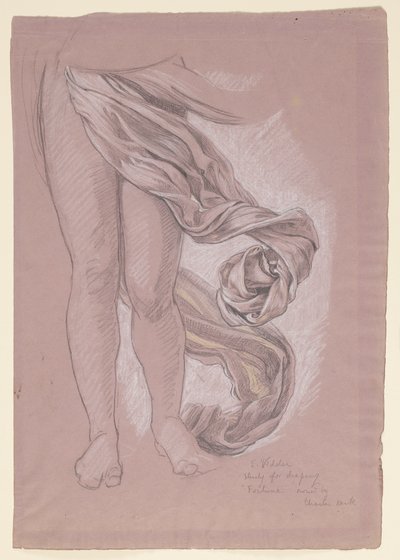 Estudio para "Fortuna" de Elihu Vedder