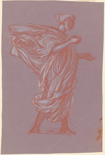 Estudio para "Niñas griegas bañándose" de Elihu Vedder