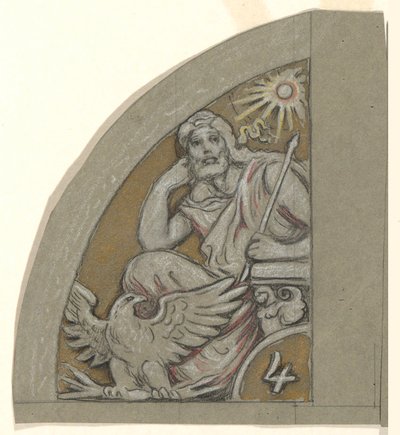 Estudio para Júpiter de Elihu Vedder